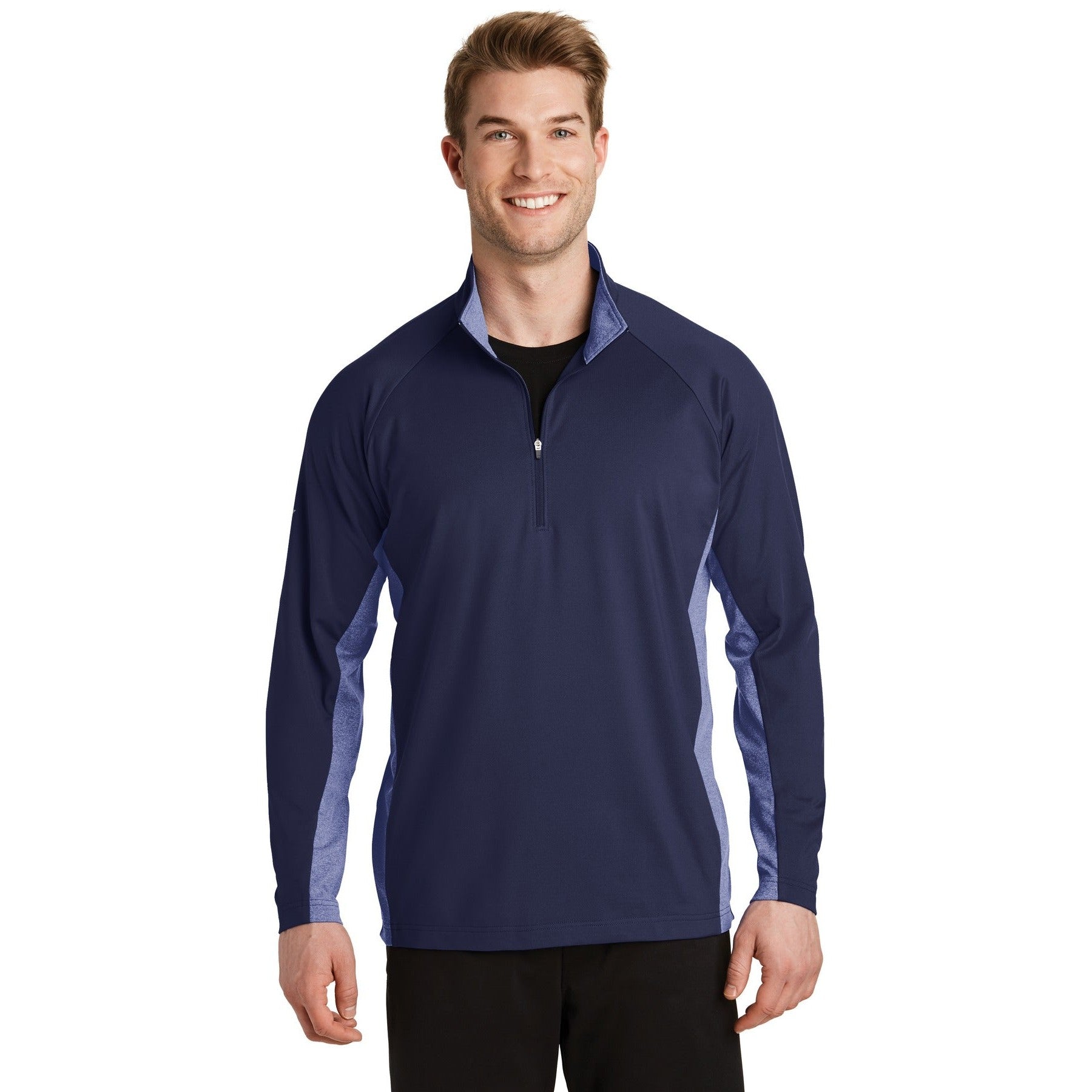 Sport-Tek-Sport-Tek® Sport-Wick® Stretch Contrast 1/4-Zip Pullover. ST854-MedTech-3